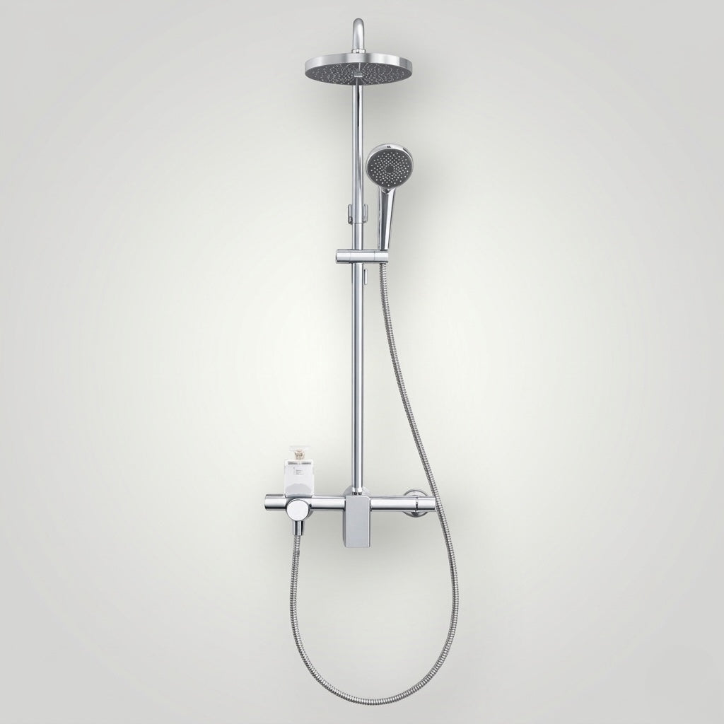 Colonne De Douche Thermostatique Argent