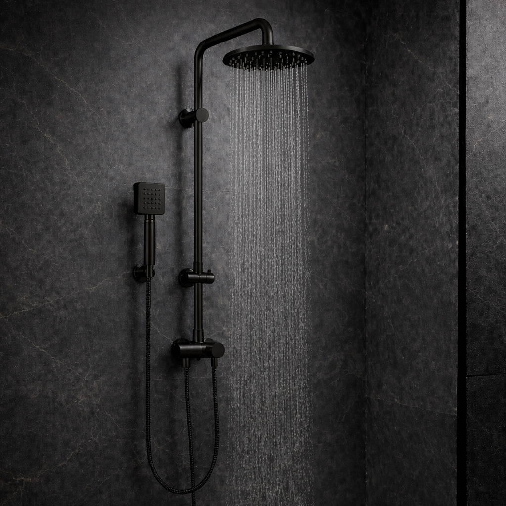 Douchette Vitalys Rectangulaire - Noir