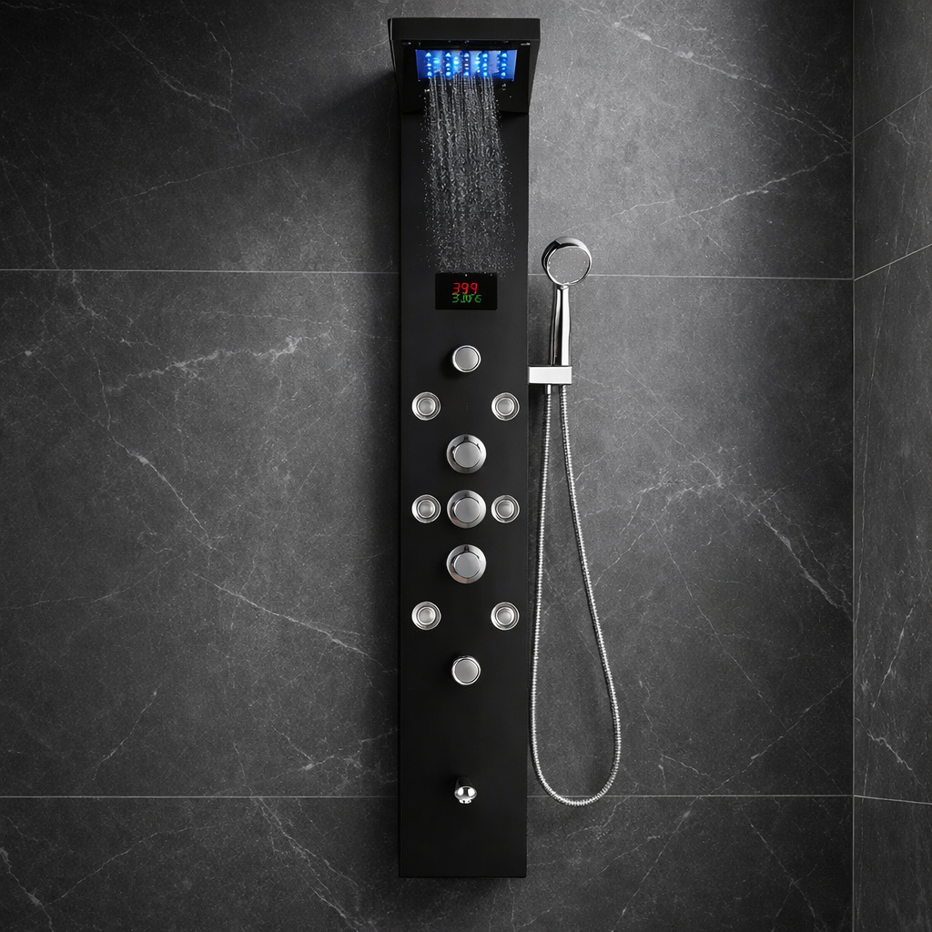 Colonne de Douche murale Vitalys Plus - Noir