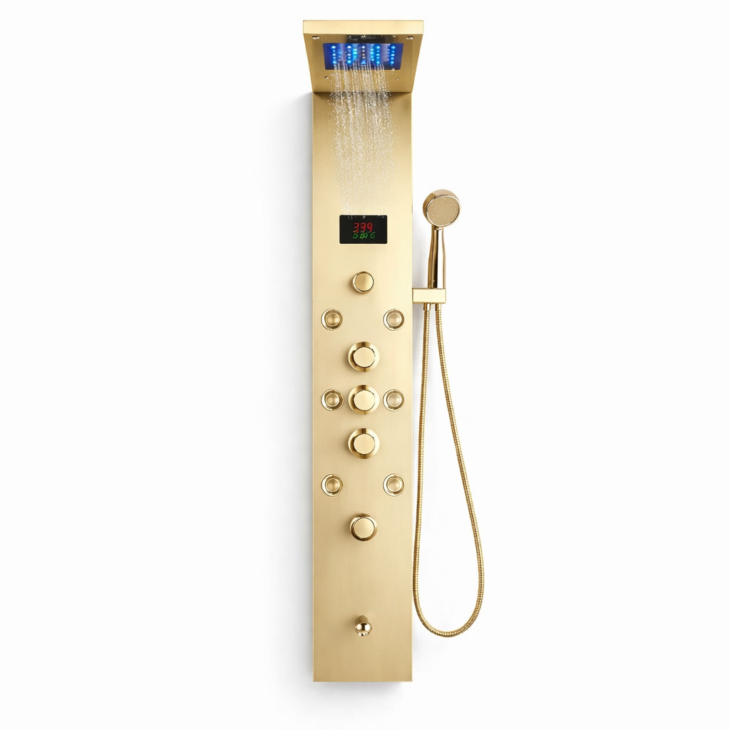 Colonne de Douche murale Vitalys Plus - Or