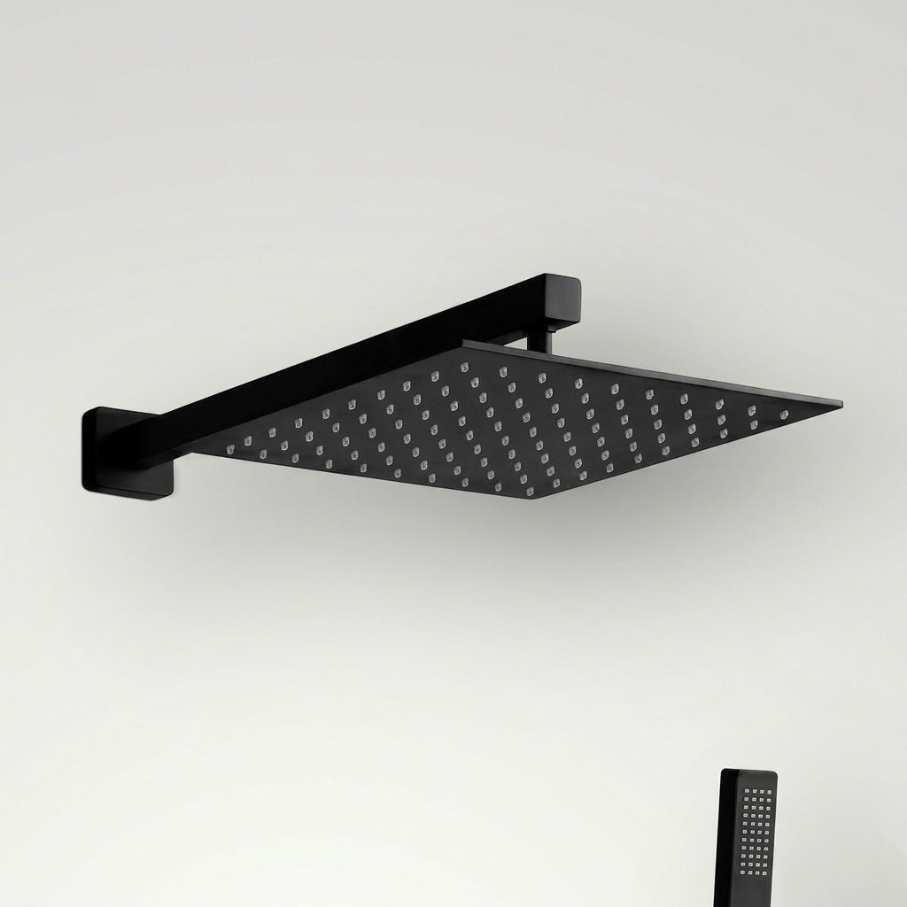 Douche encastrée rectangulaire Vitalys - Noir