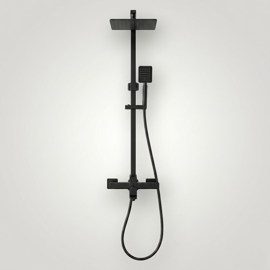 Colonne De Douche Rectangulaire Noire