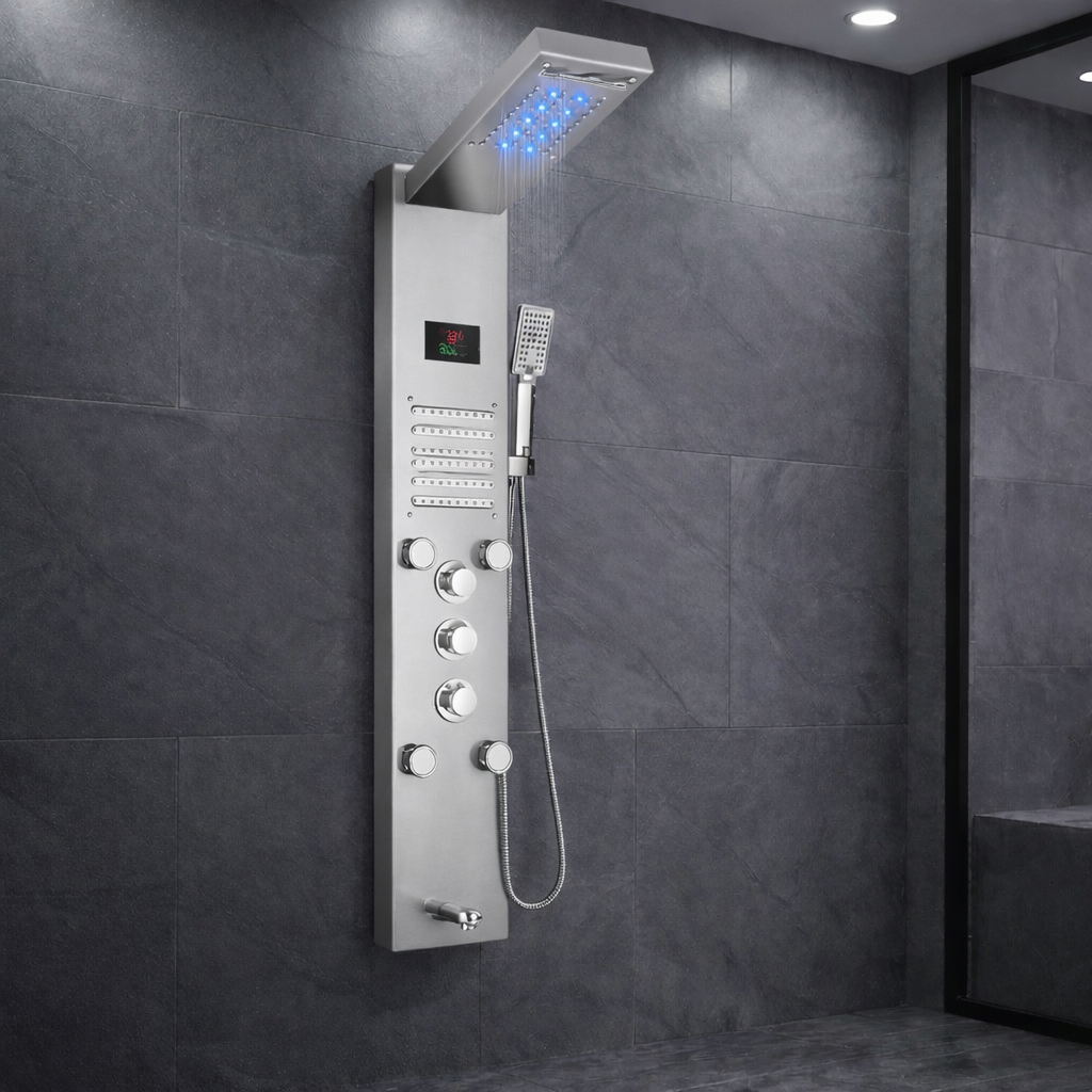 Colonne de Douche murale Vitalys - Argent