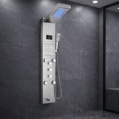 Colonne de Douche murale Vitalys - Argent