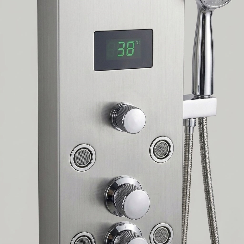Colonne de Douche murale Vitalys Plus - Argent