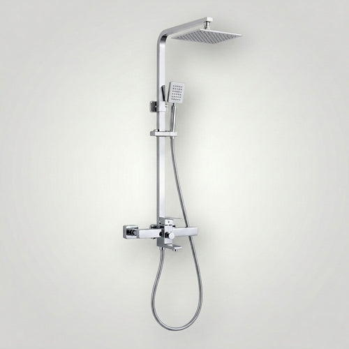 Colonne De Douche Rectangulaire Argent