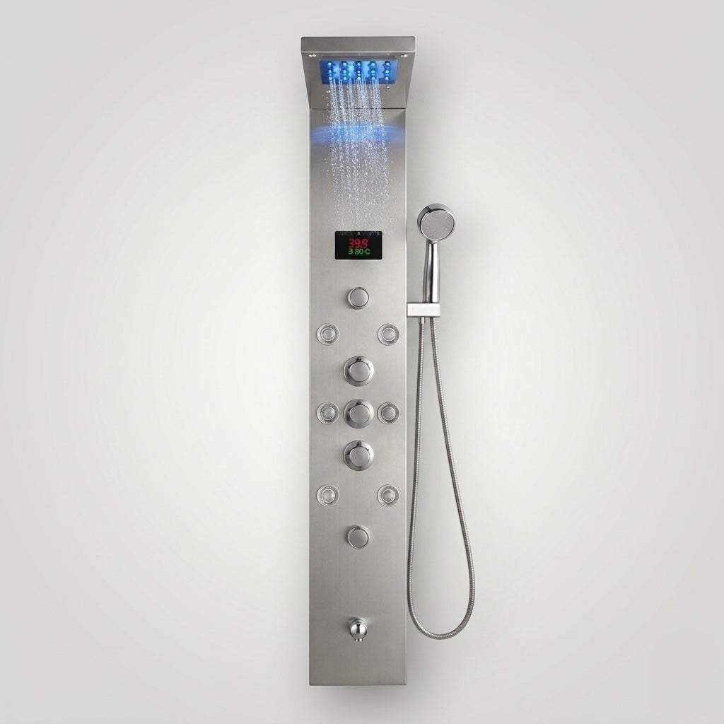 Colonne de Douche murale Vitalys Plus - Argent