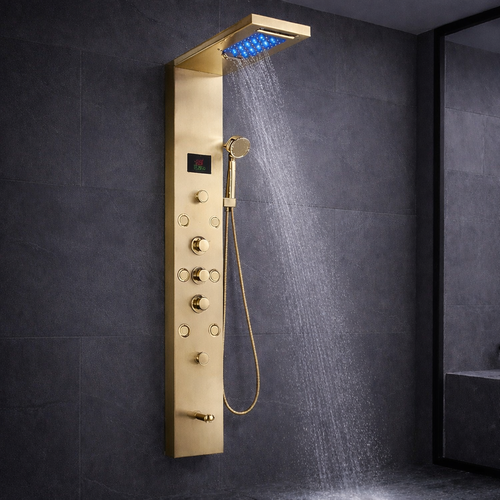 Colonne de Douche murale Vitalys Plus - Or