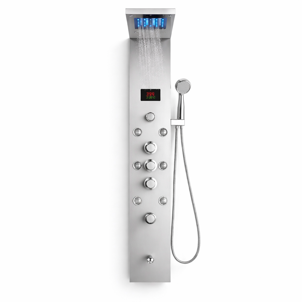Colonne de Douche murale Vitalys Plus - Argent