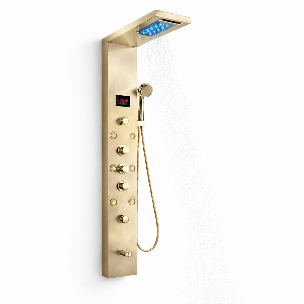 Colonne de Douche murale Vitalys Plus - Or