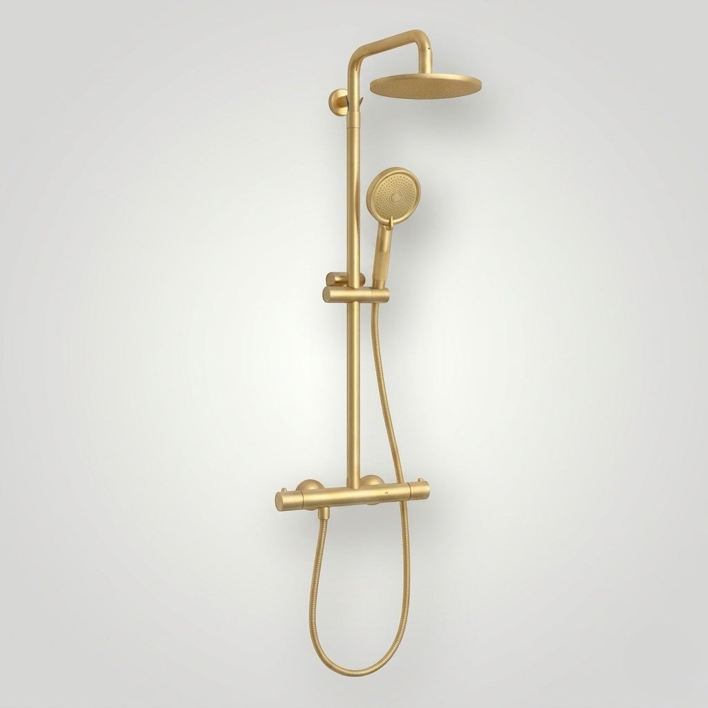 Colonne De Douche Thermostatique Dorée