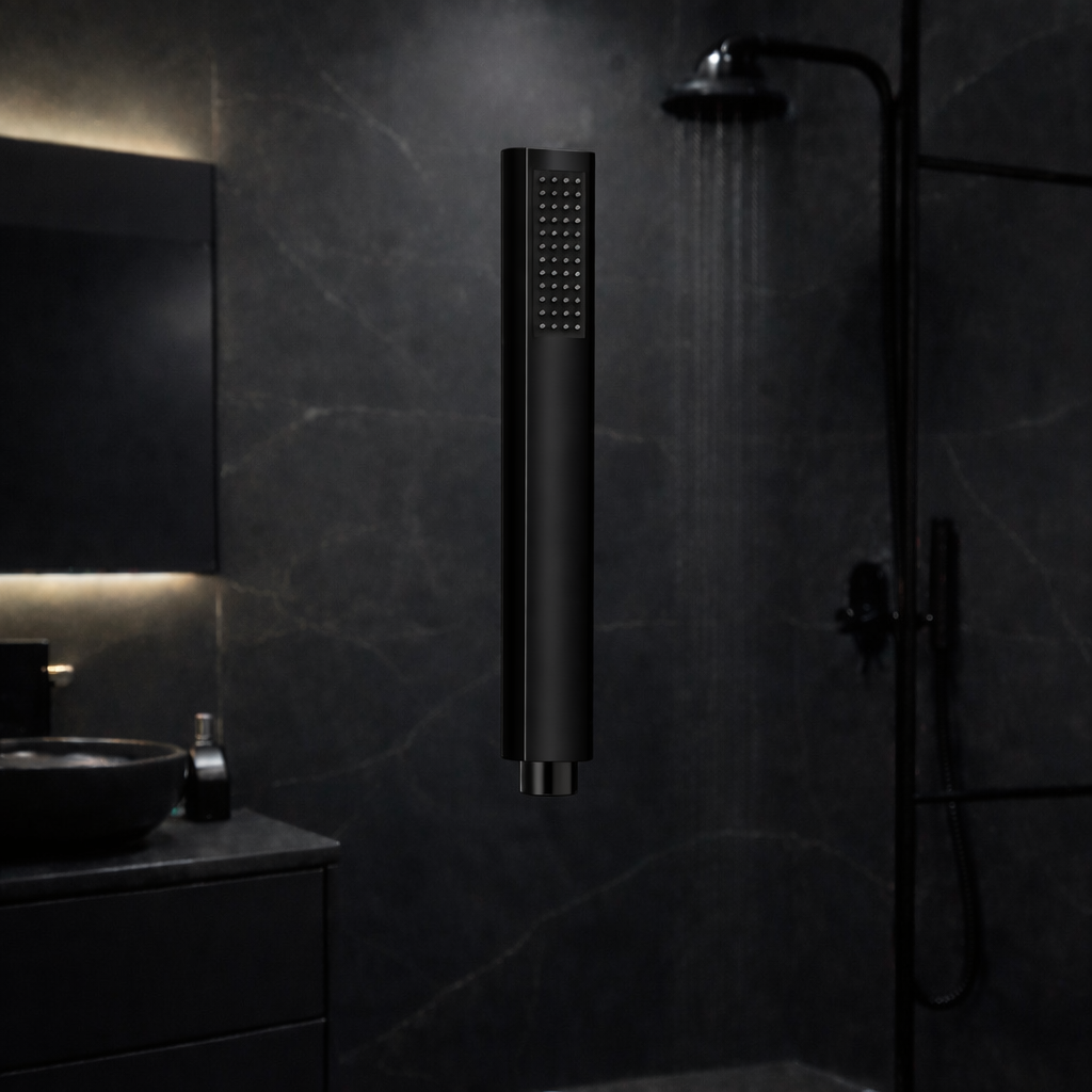 Douchette Vitalys Mini rectangulaire - Noir