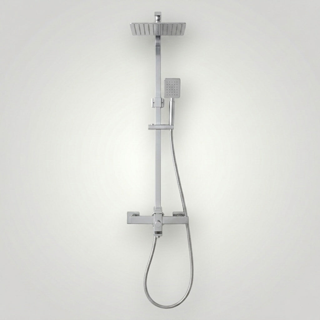 Colonne De Douche Rectangulaire Argent