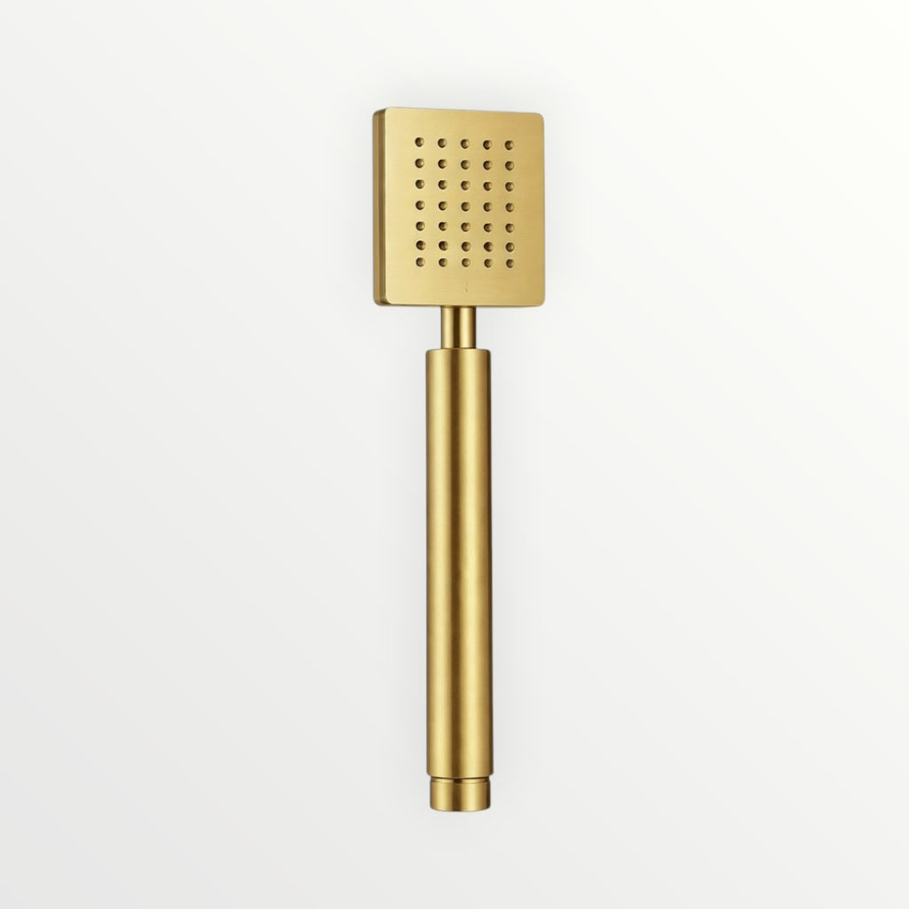 Pommeau De Douche Rectangulaire Doré