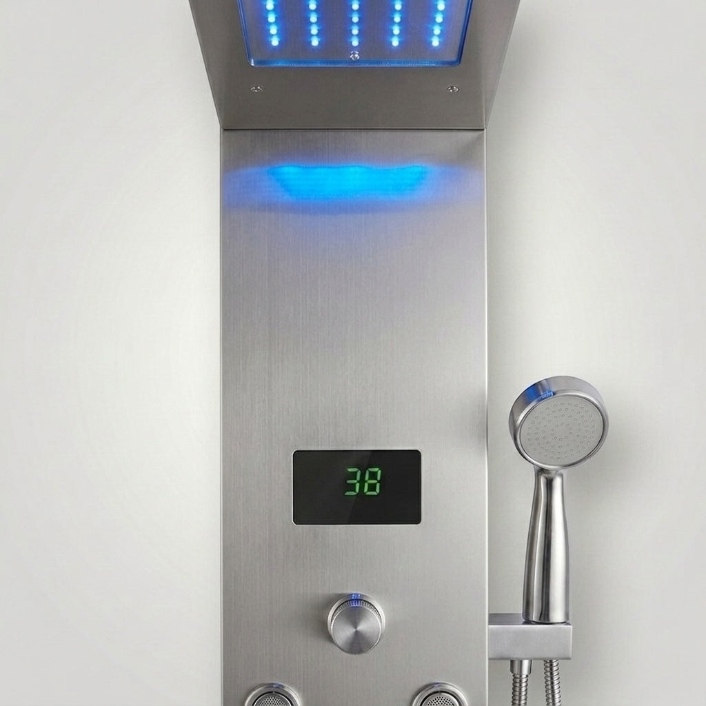 Colonne de Douche murale Vitalys Plus - Argent