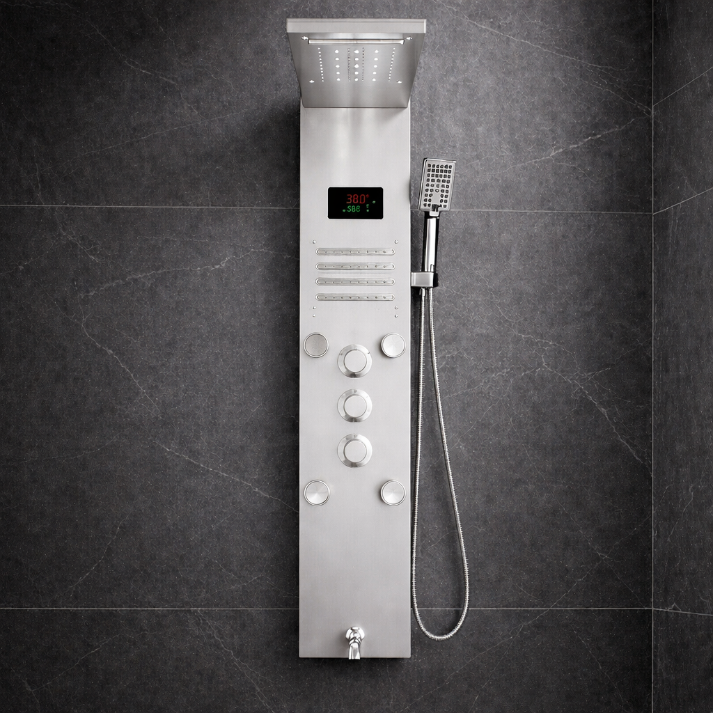 Colonne de Douche murale Vitalys - Argent