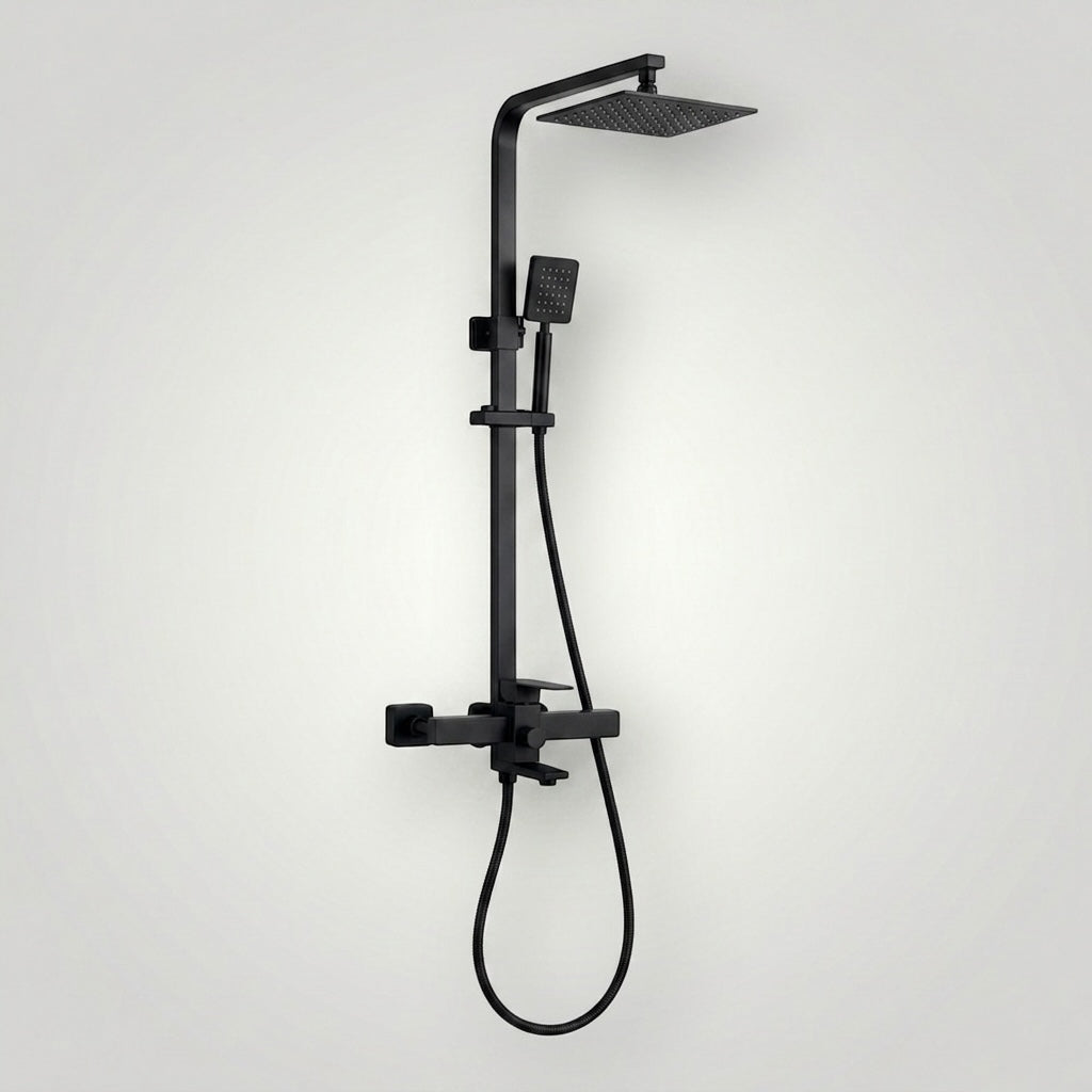 Colonne De Douche Rectangulaire Noire