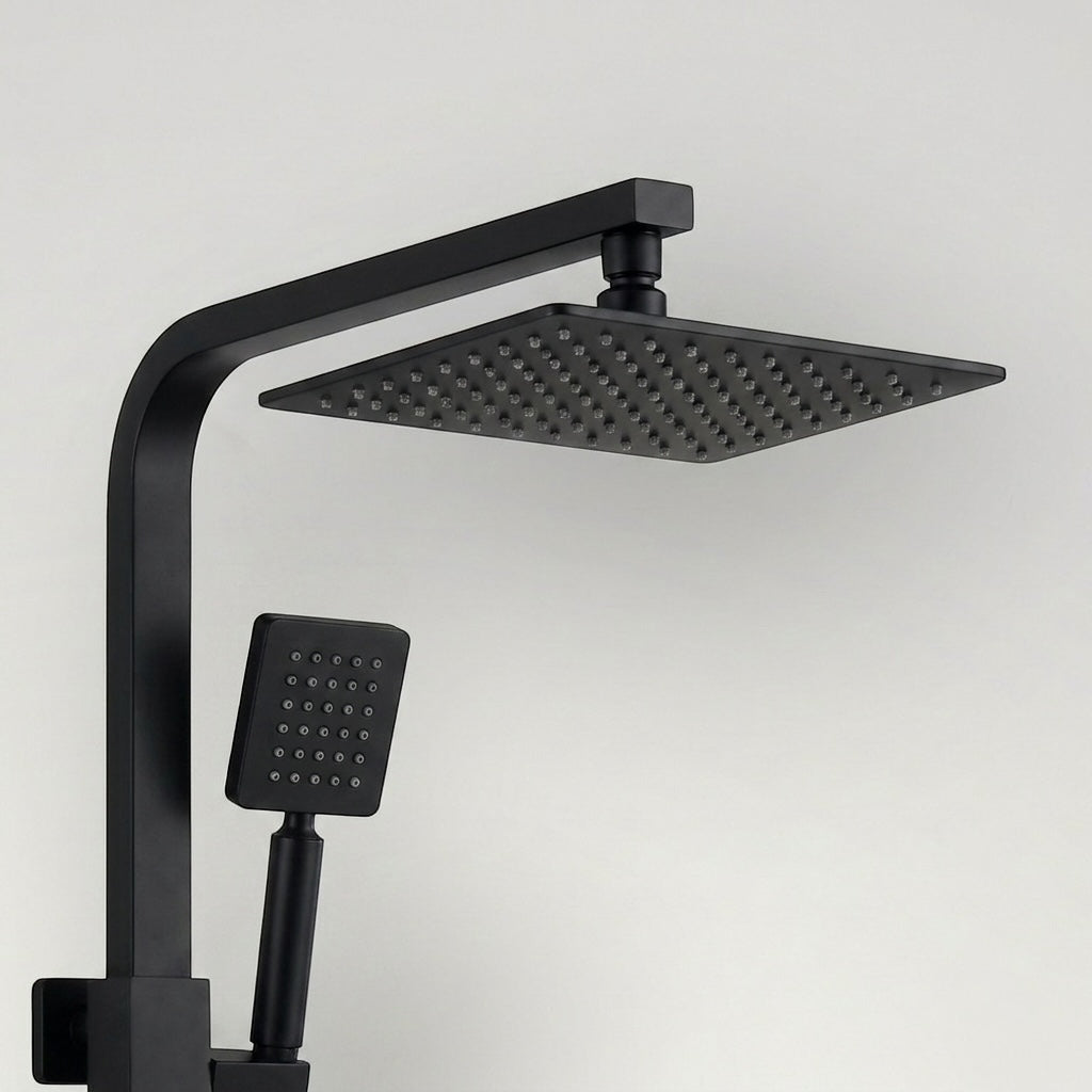 Colonne De Douche Rectangulaire Noire