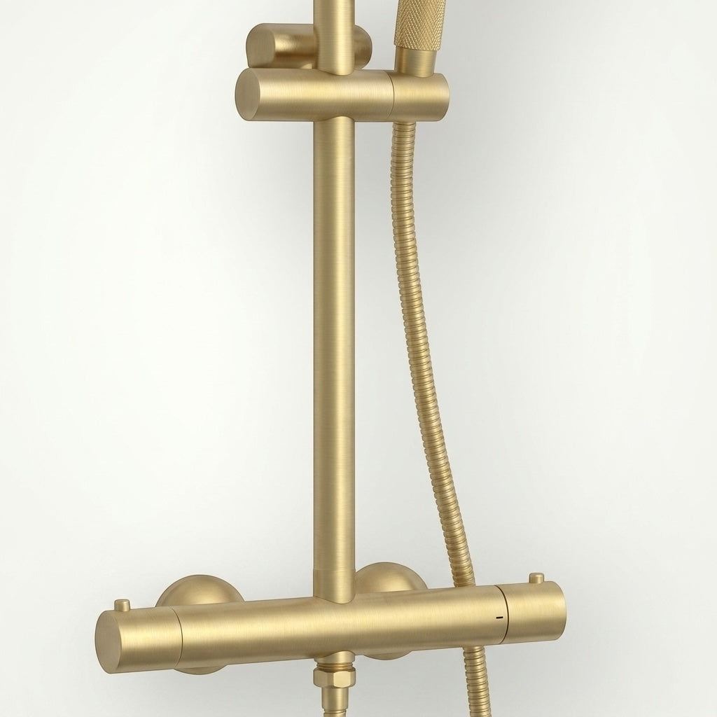 Colonne De Douche Thermostatique Dorée