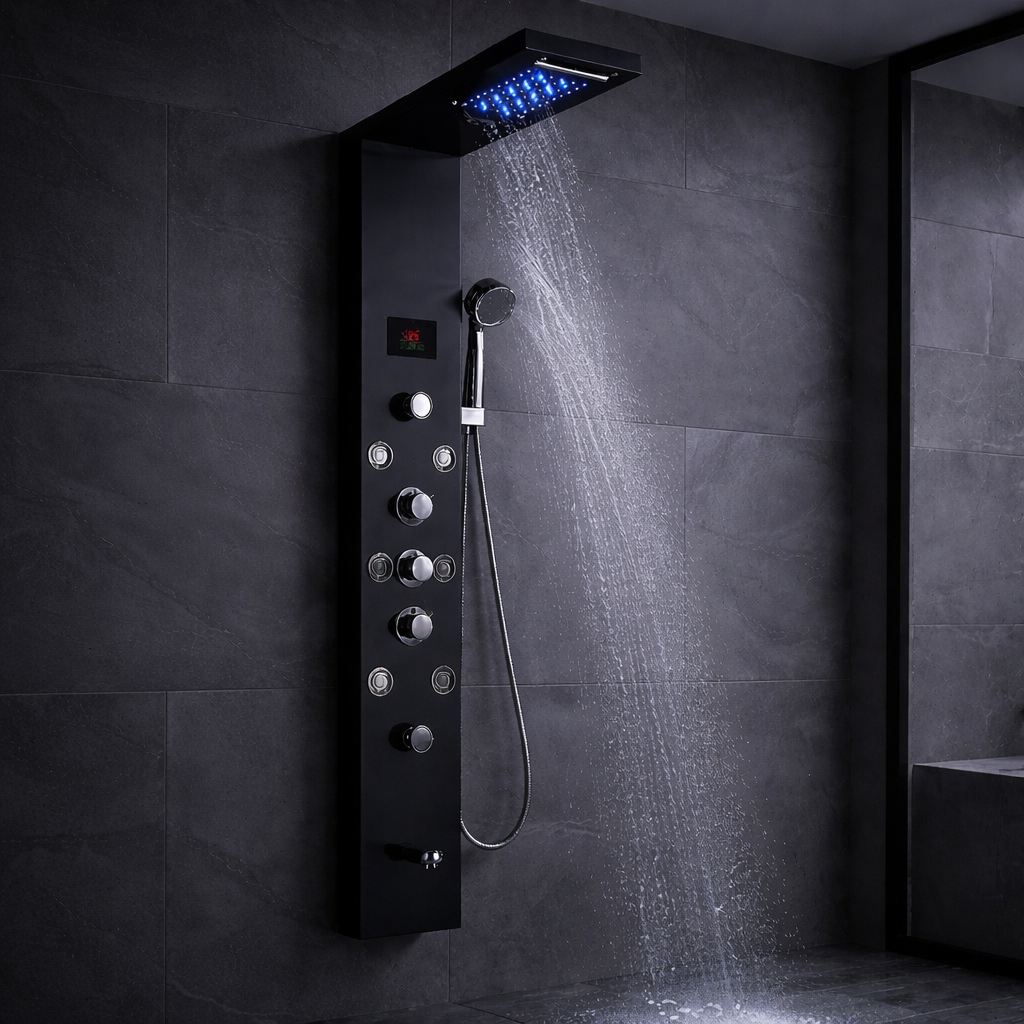 Colonne de Douche murale Vitalys Plus - Noir