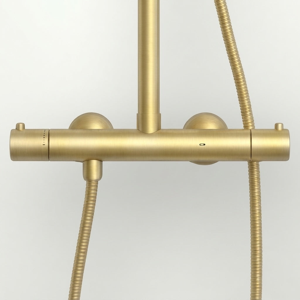 Colonne De Douche Thermostatique Dorée