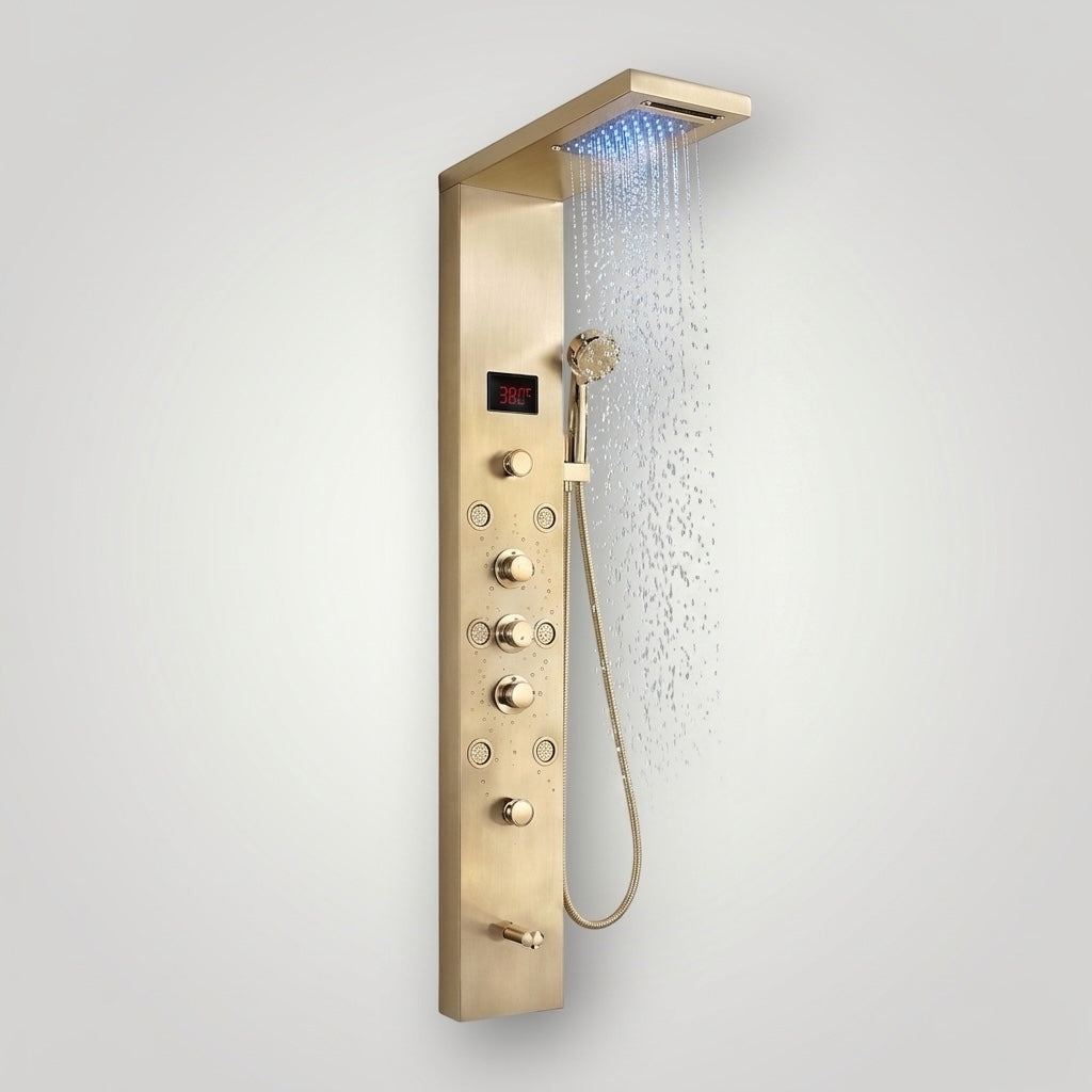 Colonne de Douche murale Vitalys Plus - Or