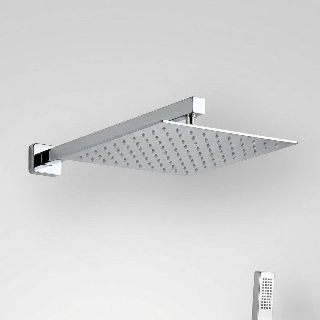 Douche encastrée rectangulaire Vitalys - Argent