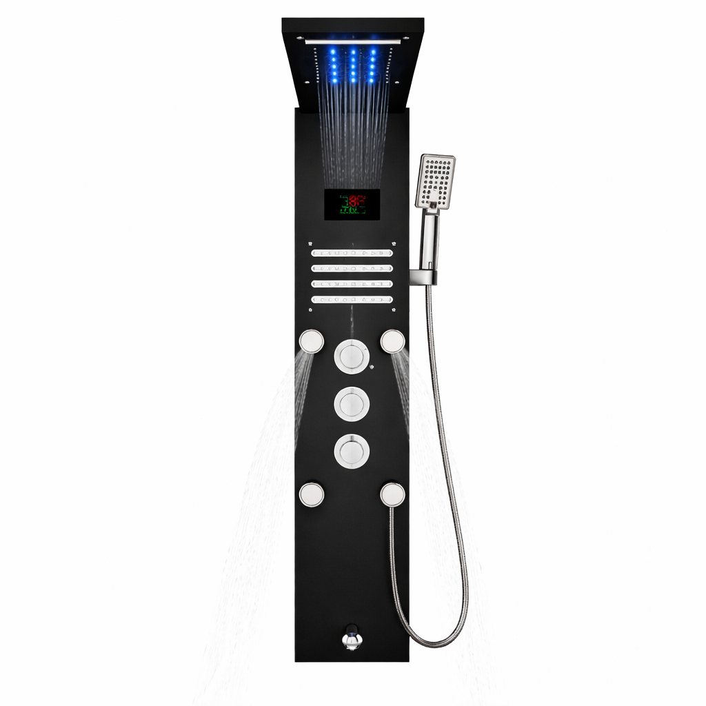 Colonne de Douche murale Vitalys - Noir