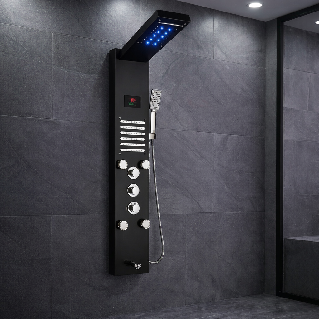 Colonne de Douche murale Vitalys - Noir